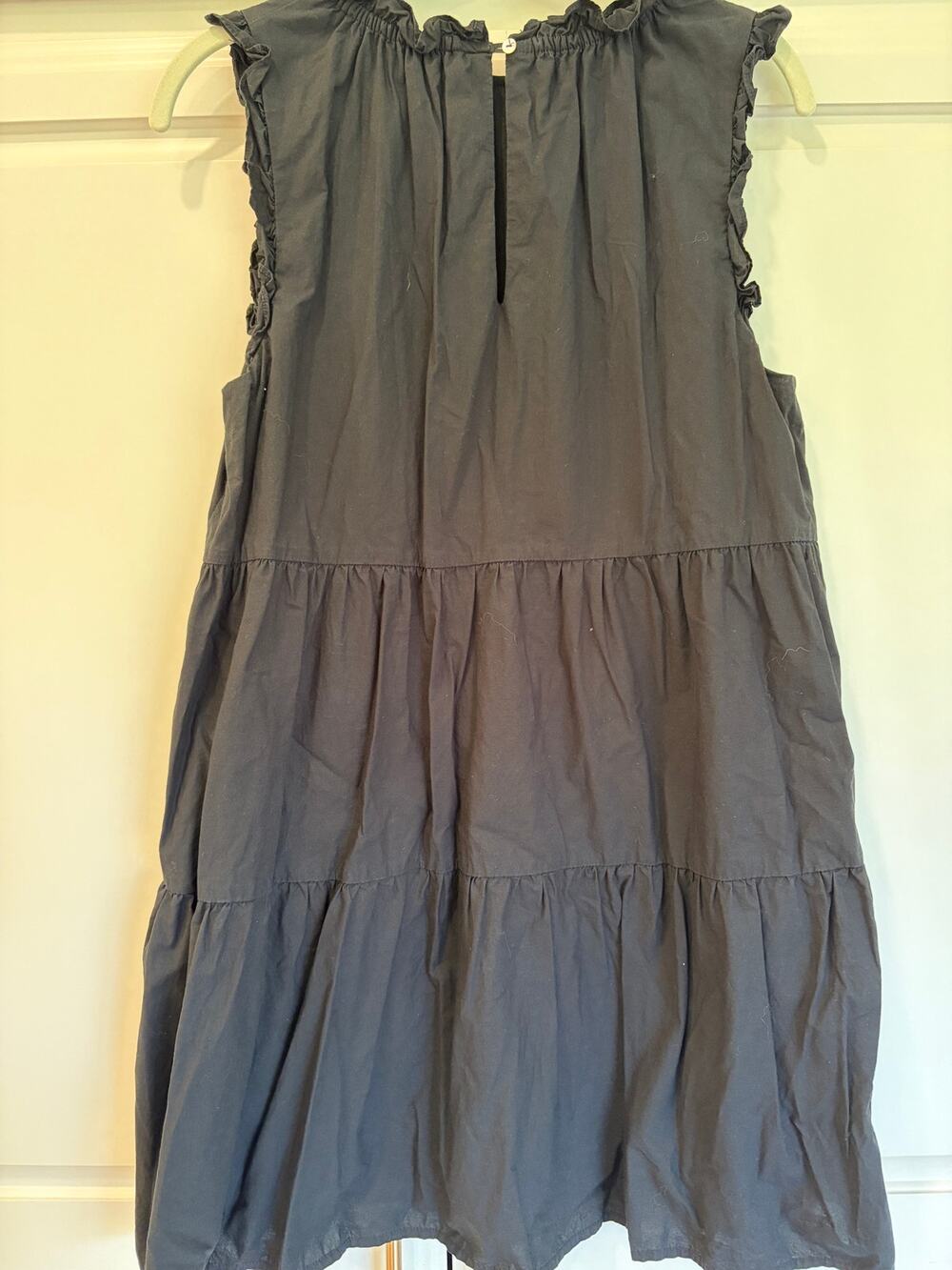 BPTiered Sleeveless Poplin Mini Dress size medium